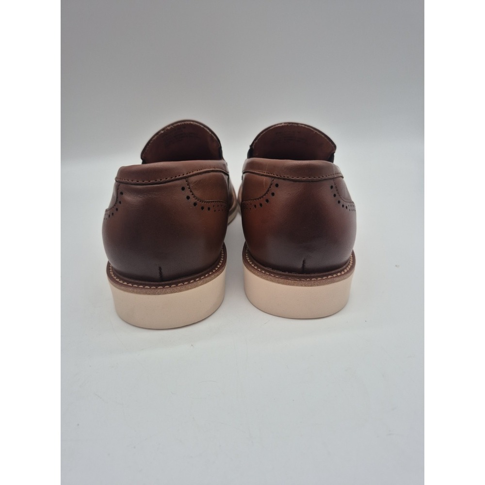 Stacy Adams Wellington Chocolate Smooth Leather Moc Toe Loafer (USA Men Size 7M) - Picture 7 of 12